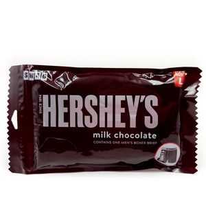 Hershey’s Chocolate Bar Candy Boxer Briefs Mens Large Underwear Fun Novelty Gift